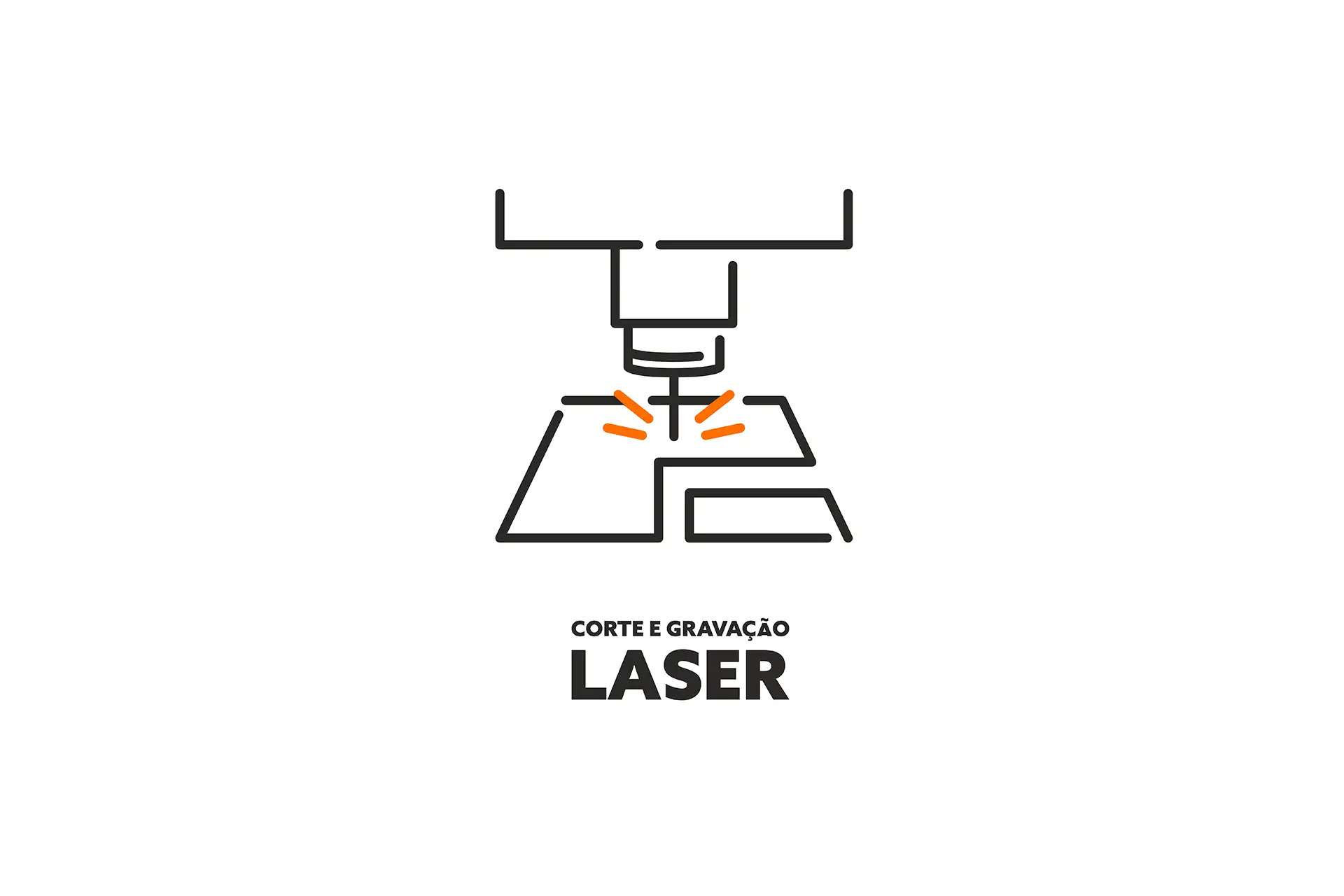 Corte e gravação a laser
